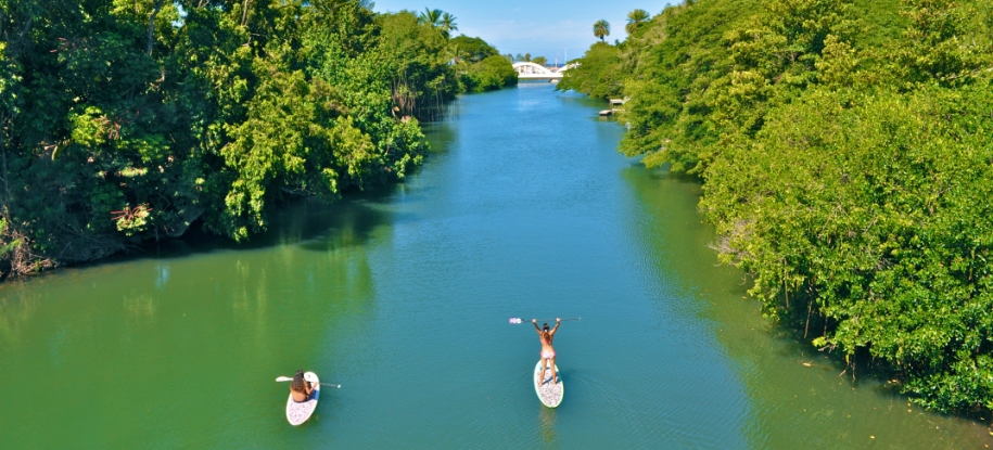 Stand Up Paddle Anahulu river